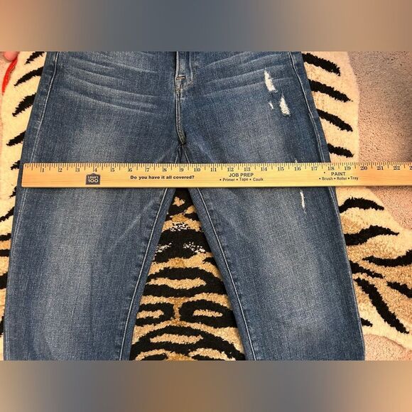 FRAME Denim Le High Straight Jeans in Sunny Gardens Size 26 EUC - Picture 4 of 11